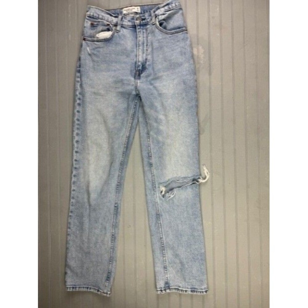 Abercrombie & Fitch 26 2L Womens Jeans Curve Love Extra High Rise Ankle Stretch